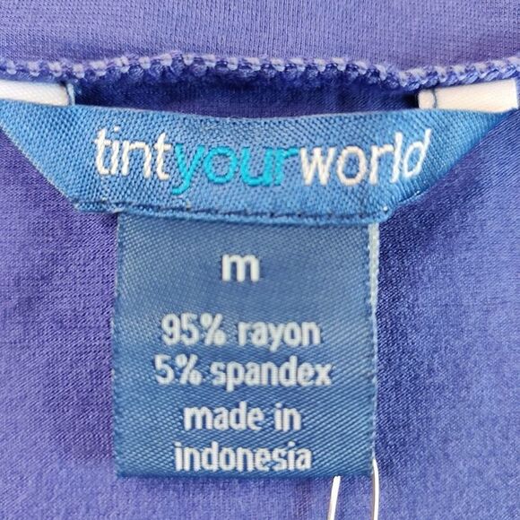 Tint Your World open front blue cardigan M - Picture 7 of 8